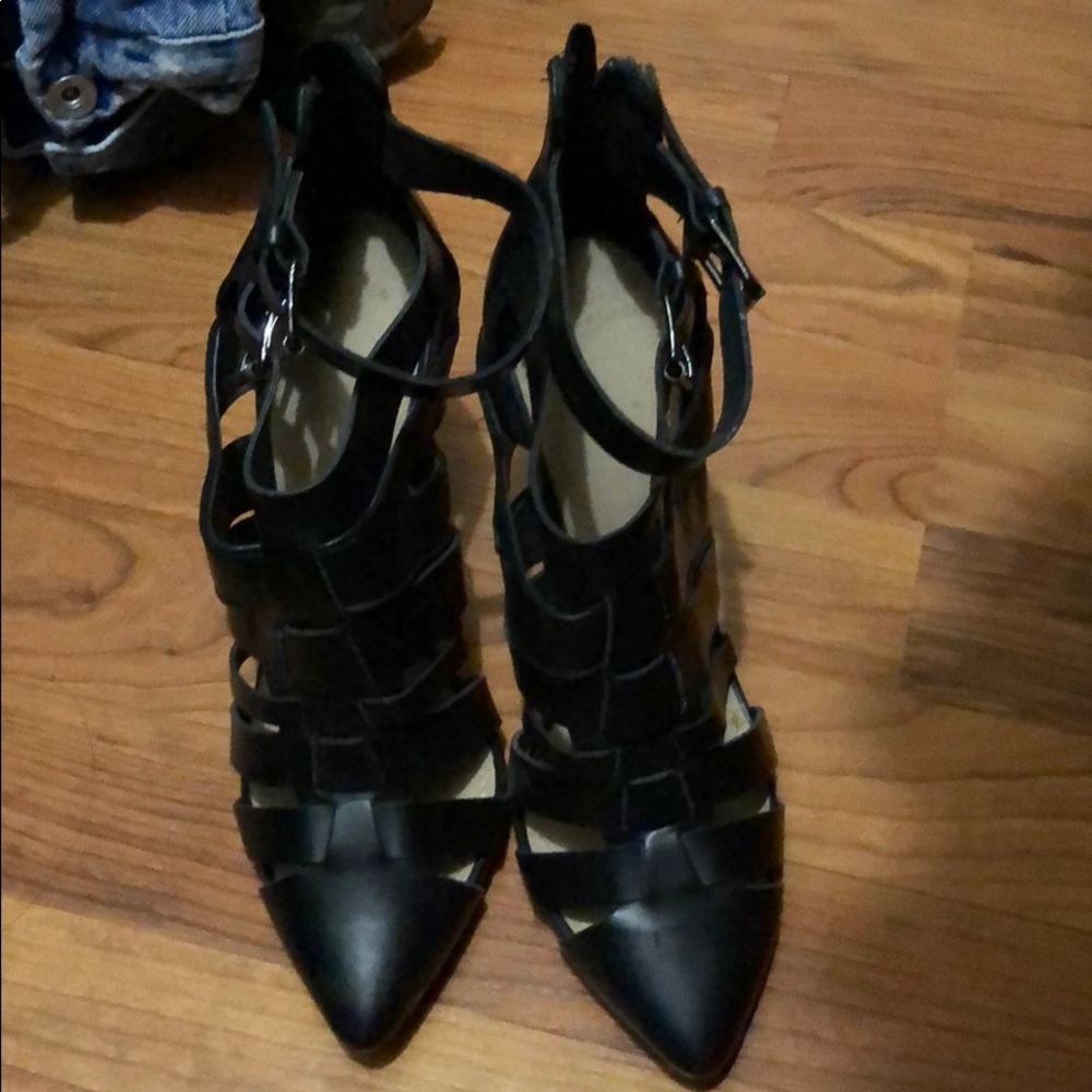 Zara black heels